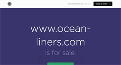 Desktop Screenshot of ocean-liners.com