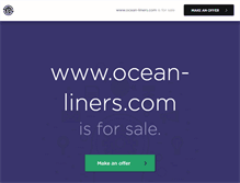 Tablet Screenshot of ocean-liners.com